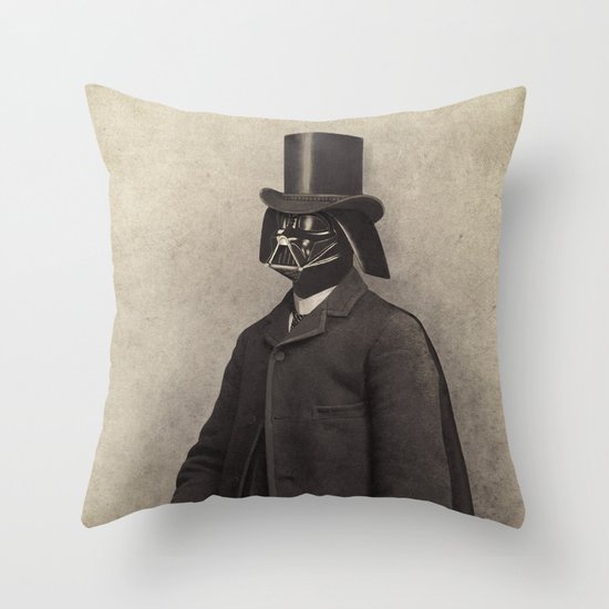 Lord Vadersworth Throw Pillow