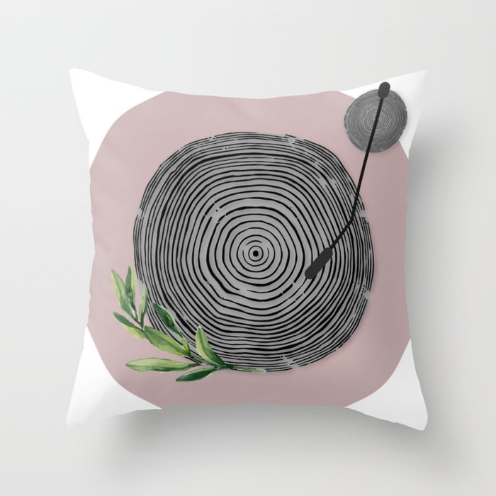 The Sound of Nature Throw Pillow