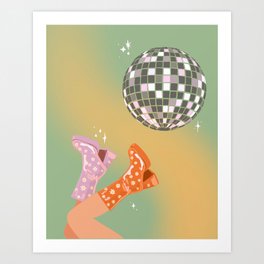 70's Disco Print Art Print