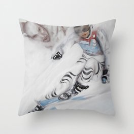 Ski Sport  Throw Pillow
