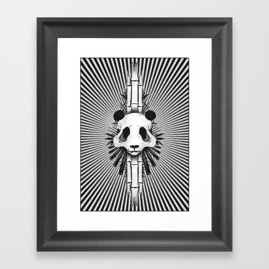 Bamboo Bones Framed Art Print