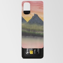 Three Steady Mountains by Hafez Feili Android Card Case