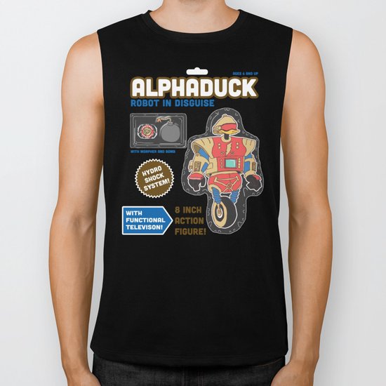 Alphaduck: Robot in Disguise Biker Tank