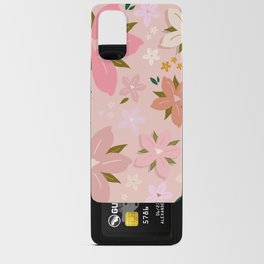 Les Fleurs | 05 - Floral Art Blush Pink Flowers Android Card Case
