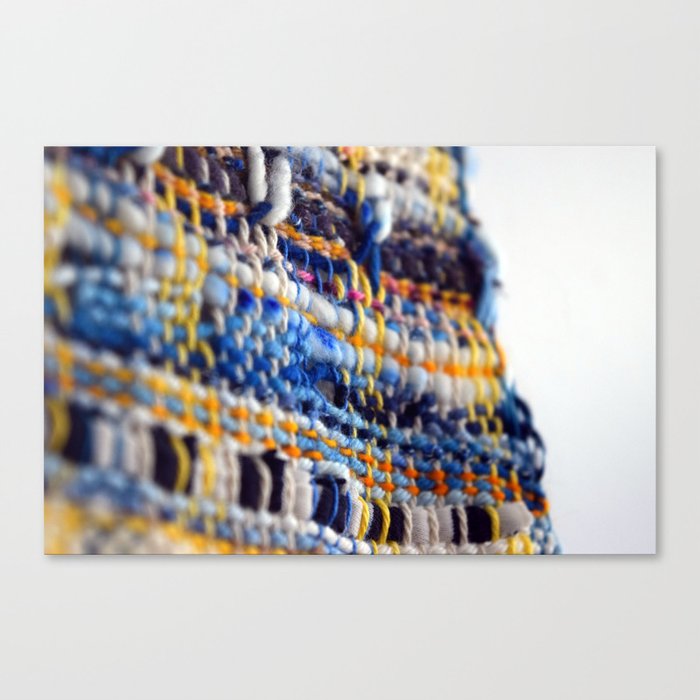 Cycladic Sea Sun (Weaving Detail) Canvas Print