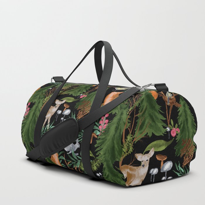 Winter Forest Animals Duffle Bag