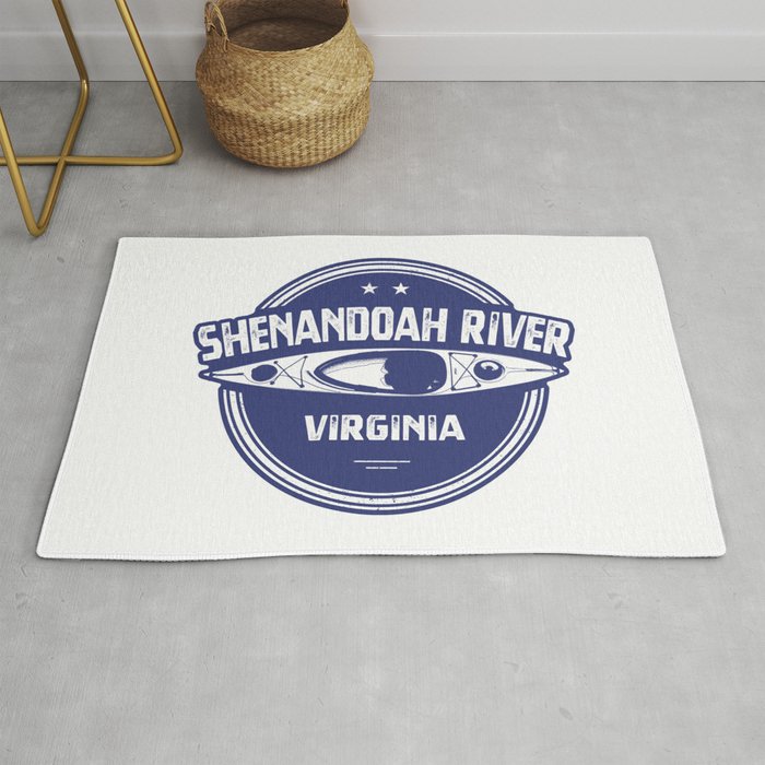 Shenandoah River Virginia Kayaking Rug