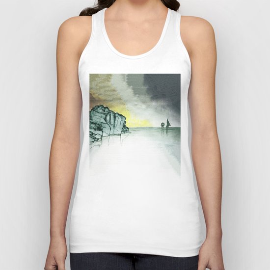 Sailing Unisex Tank Top