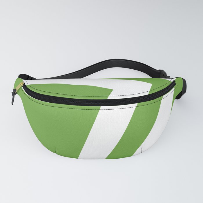 Green squares background Fanny Pack
