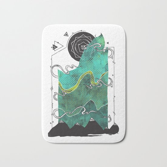 Northern Nightsky Bath Mat