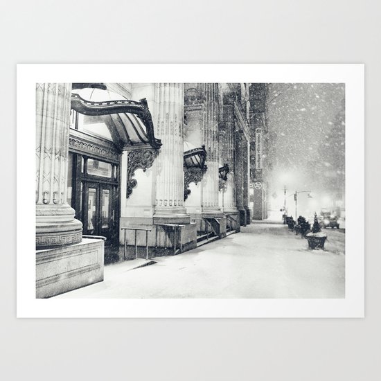 New York City Snow Globe Art Print