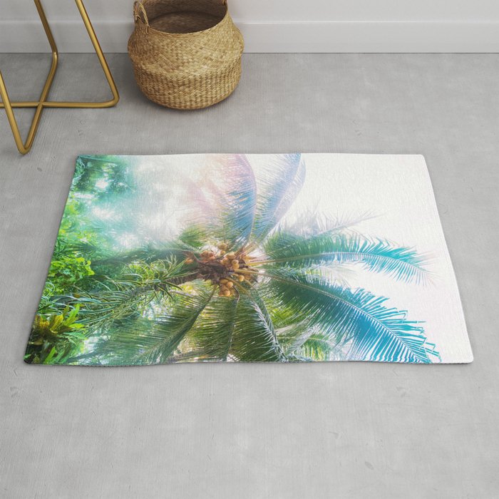 Mexican Palm Tree Vibes #1 #tropical #wall #art #society6 Rug