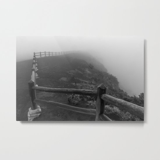 disappearing Metal Print