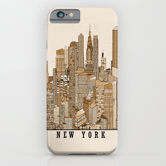 new york vintage (option) iPhone & iPod Case