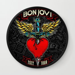 BON JOVI ORI TOUR 2022 Wall Clock | Bonjovi, Tour2022, Graphicdesign, Tour 