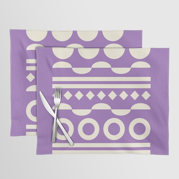 Patterned shape line collection 18 Placemat