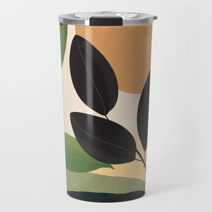 Abstract Sun Rays on the Branches 04 Travel Mug