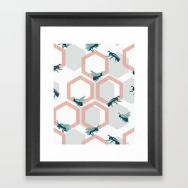 Hive (Aquatic) Framed Art Print