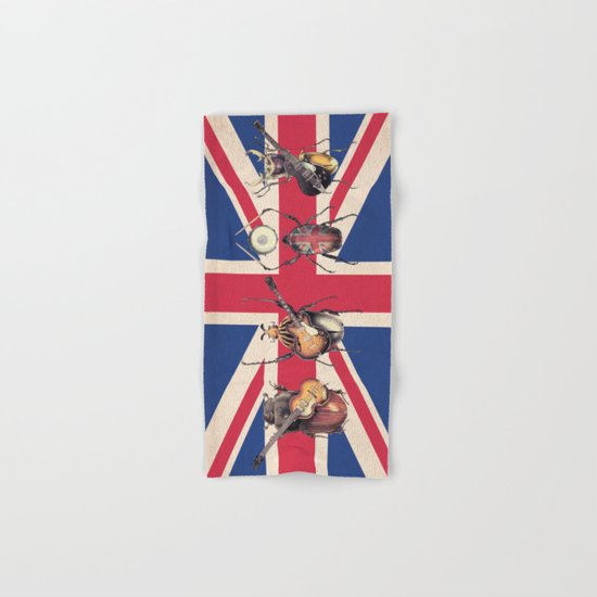 Meet the Beetles (Union Jack Option) Hand & Bath Towel