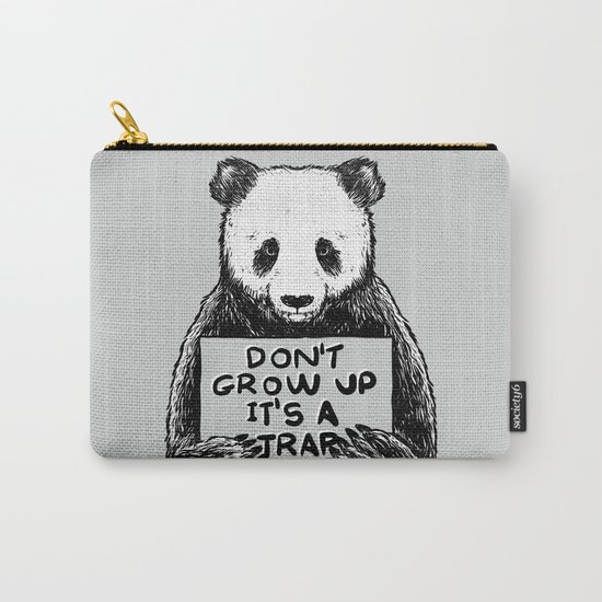 Don't Grow Up It's a Trap Carry-All Pouch