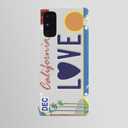 California Love License Plate Android Case
