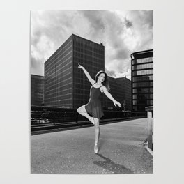 Urban ballerina LVII Poster