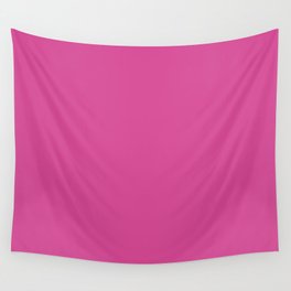Pink Pantone Solid Color Popular Hues - Patternless Shades of Pink Collection - Hex Value #D74894 Wall Tapestry