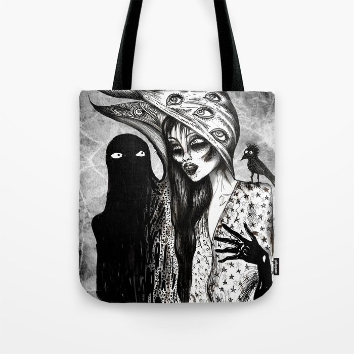 Dialogue With A Demon Tote Bag