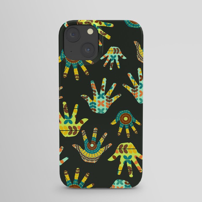 Colorful hands iPhone Case