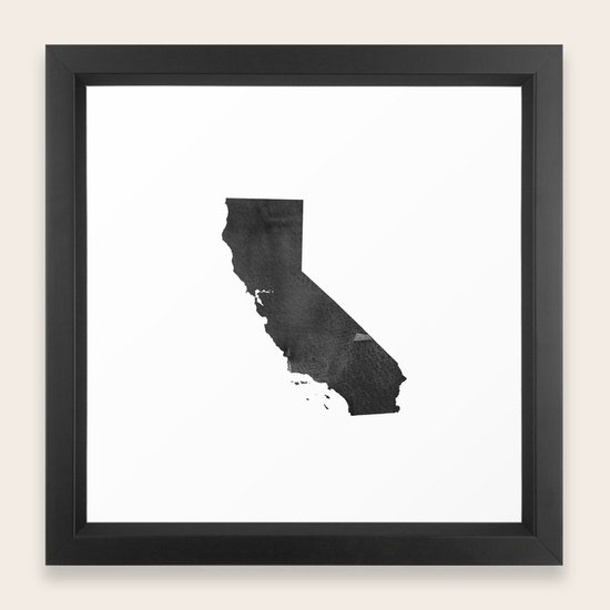 Usa Map Watercolor Printable Art Wall Art Real Canvas Usa State