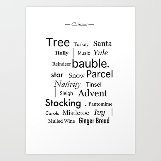 Christmas Art Print