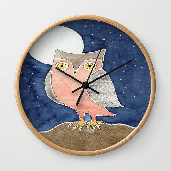 Night Owl Wall Clock