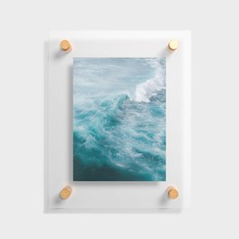 Deep Sea Blue Water Floating Acrylic Print