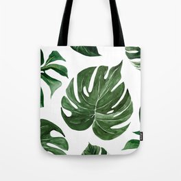 Watercolor Tropical Pattern Tote Bag