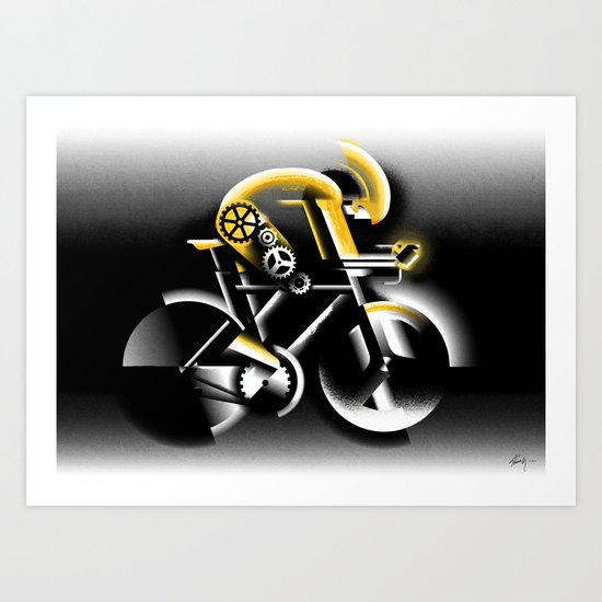 Time Trial Art Print
