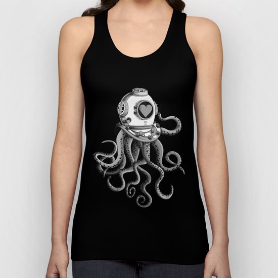 I'm falling in love with you? (Black and white) Unisex Tank Top