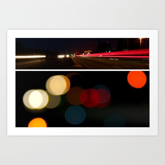 City Lights Art Print