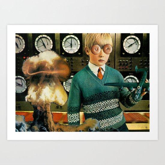 Atomic Boy Art Print