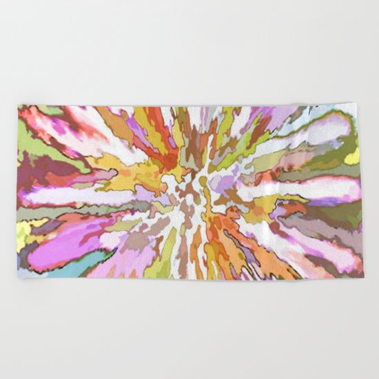Watercolor Wild Beach Towel
