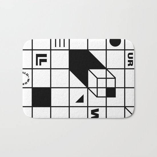 Four Walled World Bath Mat
