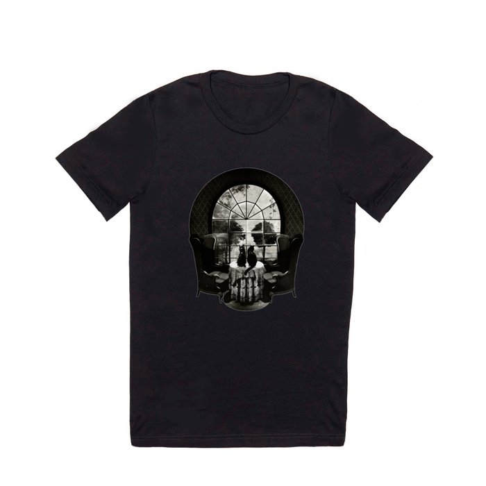 Room Skull B&W T Shirt by Ali GULEC | Society6