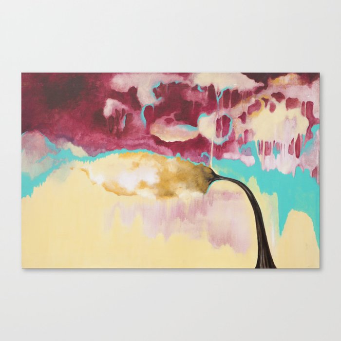 Weight Of Sound Canvas Print By Evelinama Society6
