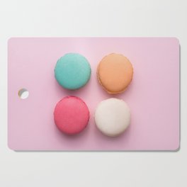 Pink French Macaroons Cutting Board
