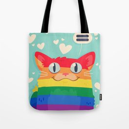LGBT Cat Tote Bag