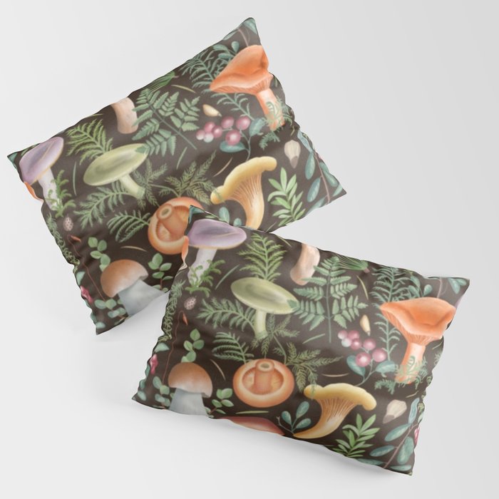 mushroom pattern / wild pattern Pillow Sham