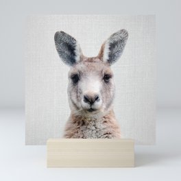 Kangaroo - Colorful Mini Art Print