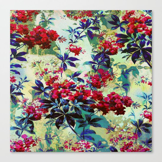 pretty red flowers Canvas Print