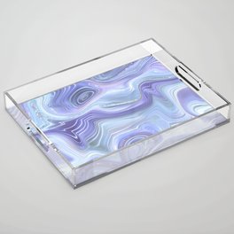 Ocean Marble Fantasy Acrylic Tray