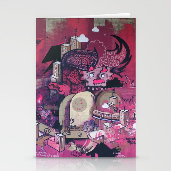 Dont Worry - Party Hard (Pink) Close Up Stationery Cards