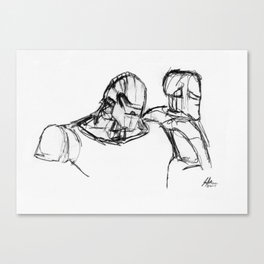 Warbot Sketch #001 Canvas Print
